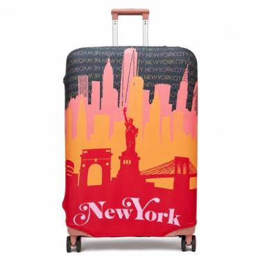 Imagem de Capa para Mala de Viagem Protetora Anti-Risco New York - Qualis, Média