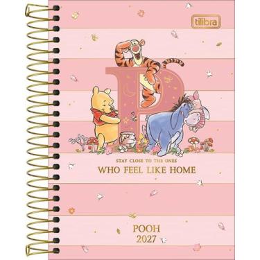 Imagem de Agenda espiral Pooh 2027 M5 Tilibra, Unico, Unico