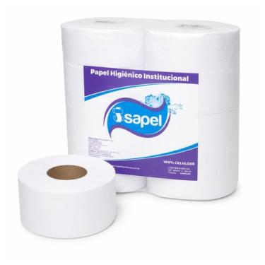 Imagem de Papel higienico institucional extra luxo 8 x 300m (rolao) - Isapel