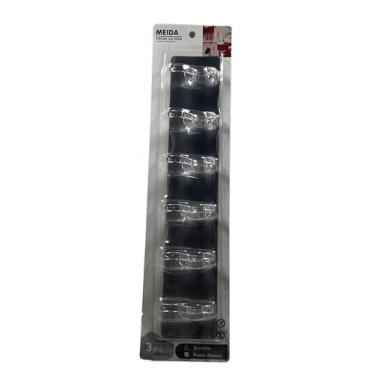 Imagem de Kit C/ 4 Cabide Plastico C/6 Ganchos 6x1cm - Dalla Valle