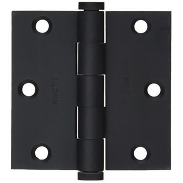 Imagem de Baldwin 1030190I Dobradiça de encaixe quadrada, preta