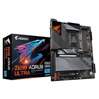 Imagem de GIGABYTE Z690 AORUS ULTRA (LGA 1700/ Intel Z690/ ATX/ DDR5/ Quad M.2/ PCIe 5.0/ USB 3.2 Gen2X2/ Type-C/WiFi 6/2.5GbE LAN/Games)