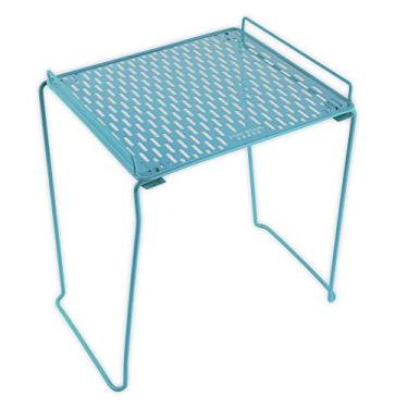 Imagem de Acessórios de armário de cinco estrelas, prateleira de armário, extra alta, comporta até 100 libras. Serve para travas de largura de 30,48 cm, azul-petróleo (73325)