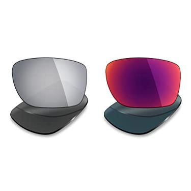 Imagem de Mryok 2 pares de lentes polarizadas de substituição para óculos de sol Oakley Turbine – opções