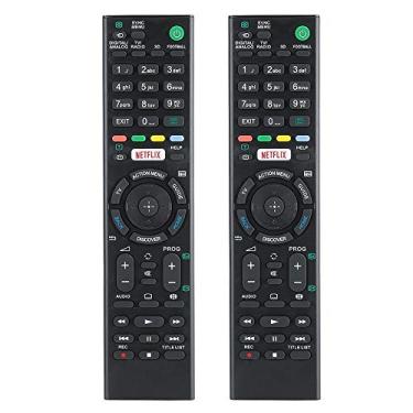 Imagem de Zopsc Controle remoto de TV 2 peças para Sony KDL-43W808C RMTTX100 KD-43X8305C para acessório de TV