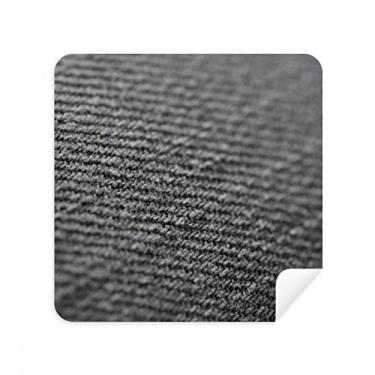 Imagem de Tecido de linho cinza abstrato limpeza de tela tecido camurça 2 pacotes