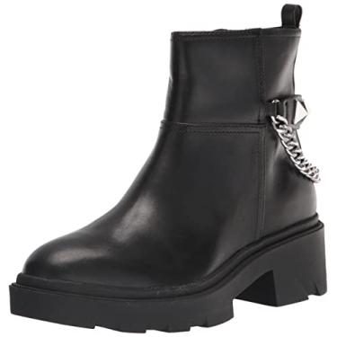 Imagem de Marc Fisher Bota feminina Waty Chelsea, Couro preto, 5.5