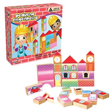 Imagem de Pequeno Engenheiro 50 Peças em Madeira, Embalagem Caixa Cartonada, A Partir de 3 Anos Ciabrink