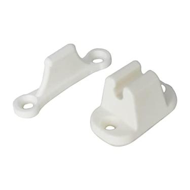 Imagem de Retentor de Batente de Porta em Nylon em, Branco, Tamanho real