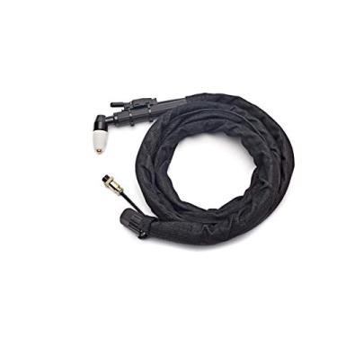 Imagem de Qiang Han Tocha de corte plasma integrada a ar Pt31 e Lg40 branca 2,3 pés Aand 2,5 m tocha de máquina curva conector de tocha de corpo inteiro duas estrelas