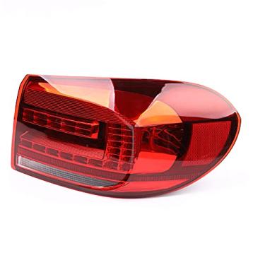 Imagem de JESYMBX Para Volkswagen Tiguan 2010 2011 2012 2013 2014 2015 2016 Luz traseira de LED para para-choque traseiro Luz de advertência de freio Tampa da lâmpada de luz traseira Conjunto de peças automotivas