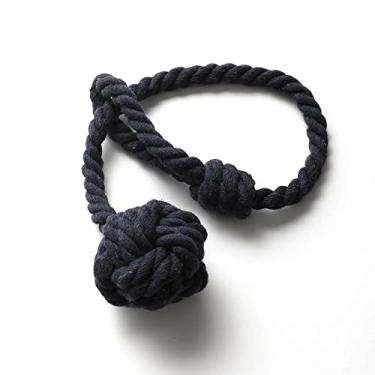 Imagem de Suportes de cortina laços de cortina bola amarrada guarnição de janela de algodão bola única laços de cortina laços de cortina bola amarrada, T4,4 pcs