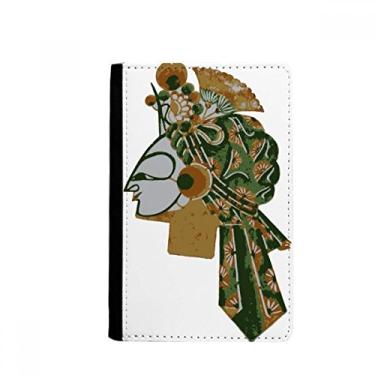 Imagem de Porta-passaporte chinês Shadow Play Head Retrato Notecase Burse carteira capa porta-cartão, Multicolor