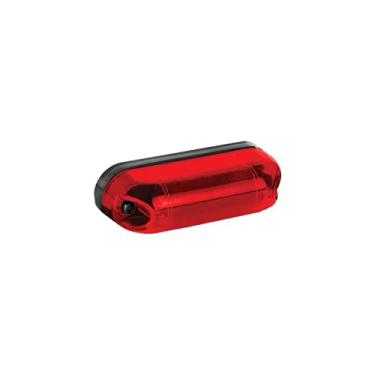 Imagem de Lanterna Delimitadora Vermelho Soquete p/Lâmpada 69 Lente Sl064