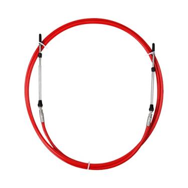 Imagem de SDENSHI Cabo de câmbio do acelerador de controle remoto, acessórios de motor de barco 2,2 m para sistema de direção do motor externo Yamaha, 14 tamanhos, durável - 4,5 m