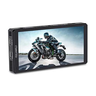 Imagem de FEELWORLD CUT6 monitor de gravação de 6 polegadas, câmera de campo DSLR USB 2.0, gravador de monitor de tela sensível ao toque de 1920 x 1080 FHD IPS 4K HDMI