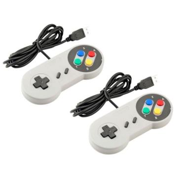 Controle Super Nintendo Snes Joystick Usb Emulador Pc em Promoção é no  Buscapé