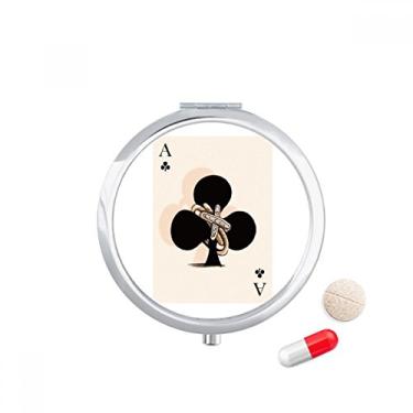 Imagem de Baralho de cartas Club A padrão, caixa de armazenamento de medicamentos, recipiente dispensador