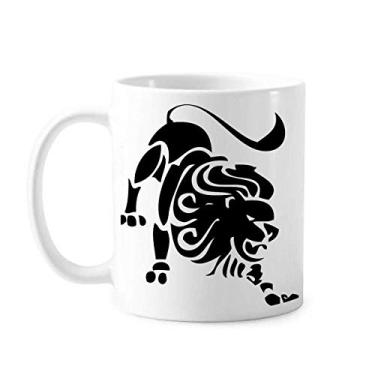 Imagem de Constellation Leo Zodíaco Caneca Cerâmica Café Porcelana Caneca de Cerâmica
