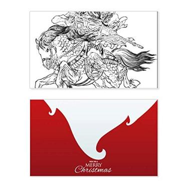 Imagem de Masterpiece The Romance Three Kingdoms Holiday Holiday Merry Christmas Cartões de parabéns Mensagem de Natal