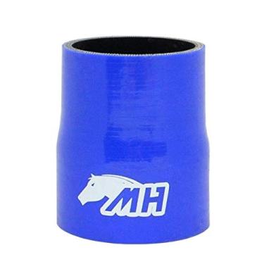 Imagem de Mangote em Silicone Redutor Reto 3" para 2-3/4" polegadas (76mm para 70mm) x 100mm - Azul