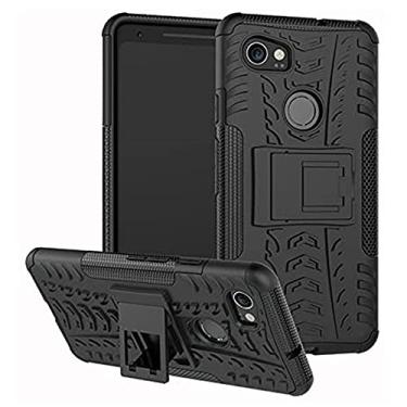 Imagem de Capa Capinha Anti Impacto Para Google Pixel 2 XL com Tela de 6.0" polegadas Case Armadura Hybrid Refor�ada Com Desenho De Pneu - Danet (Preto)