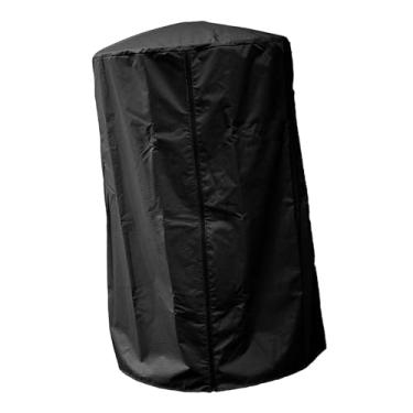 Imagem de WeiLaiKeQi Capa aquecedora de pátio, tecido oxford, proteção ao ar livre, à prova de poeira, para móveis, durável, piscina ao ar livre, bombas de calor, preto