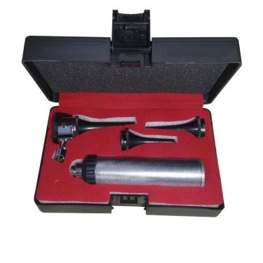 Imagem de Otoscópio Profissional Clinico Veterinário Led 3 Espéculos