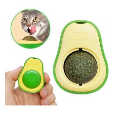 Imagem de Brinquedo Interativo Para Gatos Abacate Catnip Erva Natural - Avocado