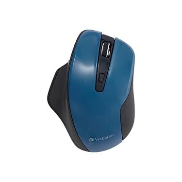 Imagem de Verbatim Mouse ergonômico silencioso sem fio com LED azul – azul-petróleo escuro