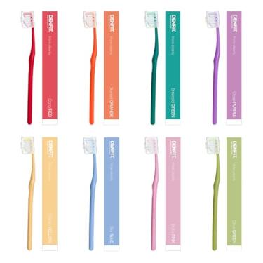 Imagem de COCOBURI Pacote de escovas de dentes extra macias com capa para dentes sensíveis e escovas de dentes sensíveis para crianças e adultos para dentes sensíveis e gengivas recuadas, embaladas