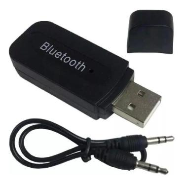 Imagem de Adaptador Usb Bluetooth Receptor Musica P2 Rádio Automotivo Svart