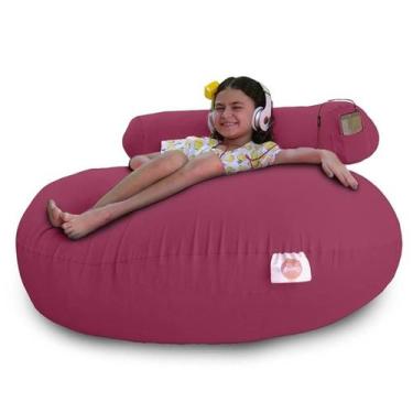 Imagem de Puff G-Pouf Cor Marsala - Recheado de pérolas de EPS/ macio e sensoria