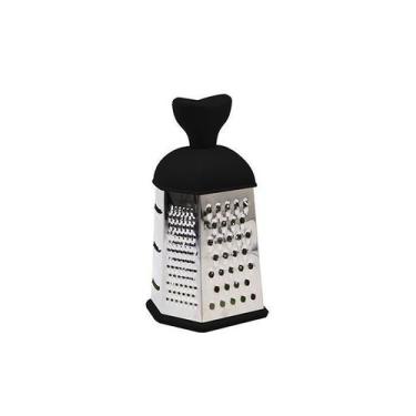 Imagem de Ralador Inox 6 Faces Pegador Plast 22Cm Art House