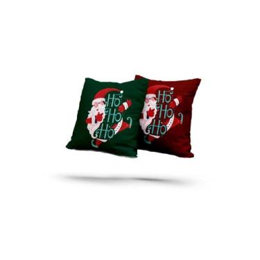 Imagem de Kit 2 Almofadas Com Enchimento  Hohoho Natal - Core Decore