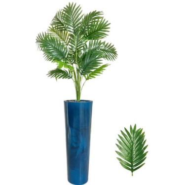Imagem de Palmeira Artificial Planta Vaso Coluna Grande - Flor Imp