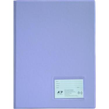 Imagem de Pasta Catálogo 20 Folhas Oficio Pvc com Visor Tons Pastel ACP,  Lilas 