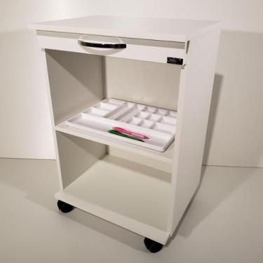 Imagem de Armário Auxiliar Para Locomoção Com Puxadores E 2 Nichos - Deki Móveis