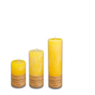 Imagem de Kit de Velas Perfumada Citronela 6 x 10,15 e 20cm - Candella