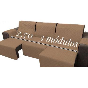 Imagem de 1 protetor de sofa 2,70 3mod + 1 protetor de sofa 2,70 inteiro - Lucel