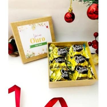 Imagem de Cesta de Natal com Chocolates Ouro Branco, Presente Corporativo