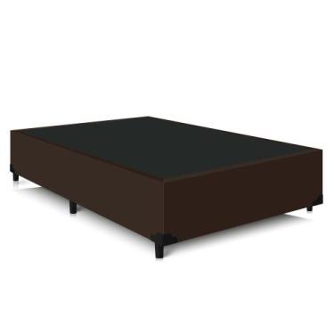 Imagem de Cama Sommier Base Box Casal 138x188x39 Premium - ProMax, Marrom