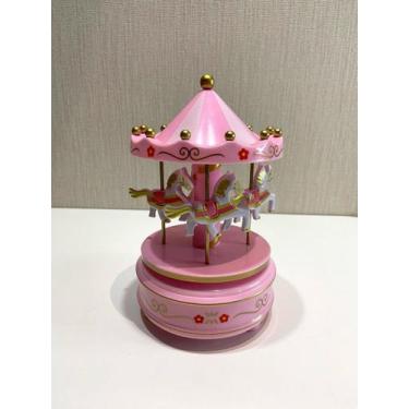 Imagem de Carrossel Musical Caixinha de Música Quarto Bebê  - CHARTI, ROSA