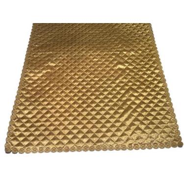 Imagem de Caminho de Mesa Natal Trilho 48cm X 1,48m Cetim Matelassê - Fitas e Fe