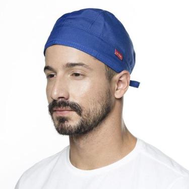 Imagem de Bandana Chef de Cozinha - Azul - Unisex - Utensilios do Chef