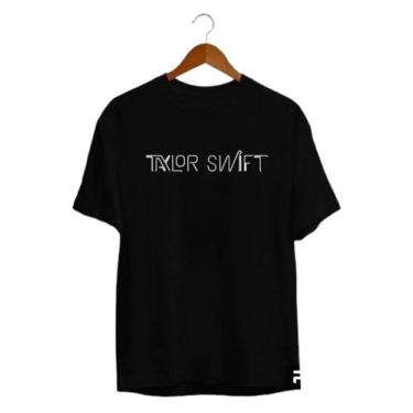 Imagem de Camiseta Masculina Taylor Swift Nome Camisa Algodão Show Fã - SEMPRENA