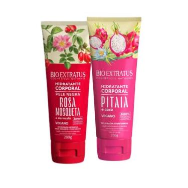 Imagem de Kit C2 Hidratante Pele Coco e Rosa Mosqueta - Bio Extratus