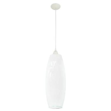Imagem de Pendente Moderno Sala Quarto Cozinha Montreal 37 Bco Bco - CM GLASS - 
