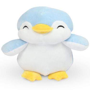 Imagem de Pinguim Baby de Pelúcia 26cm Azul - Fofuxos de Pelúcia