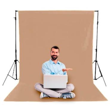 Imagem de MONT MALHAS, Tecido Fundo Infinito Fotográfico Chroma Key 1,90 X 2,00 Mts Cor:Bege